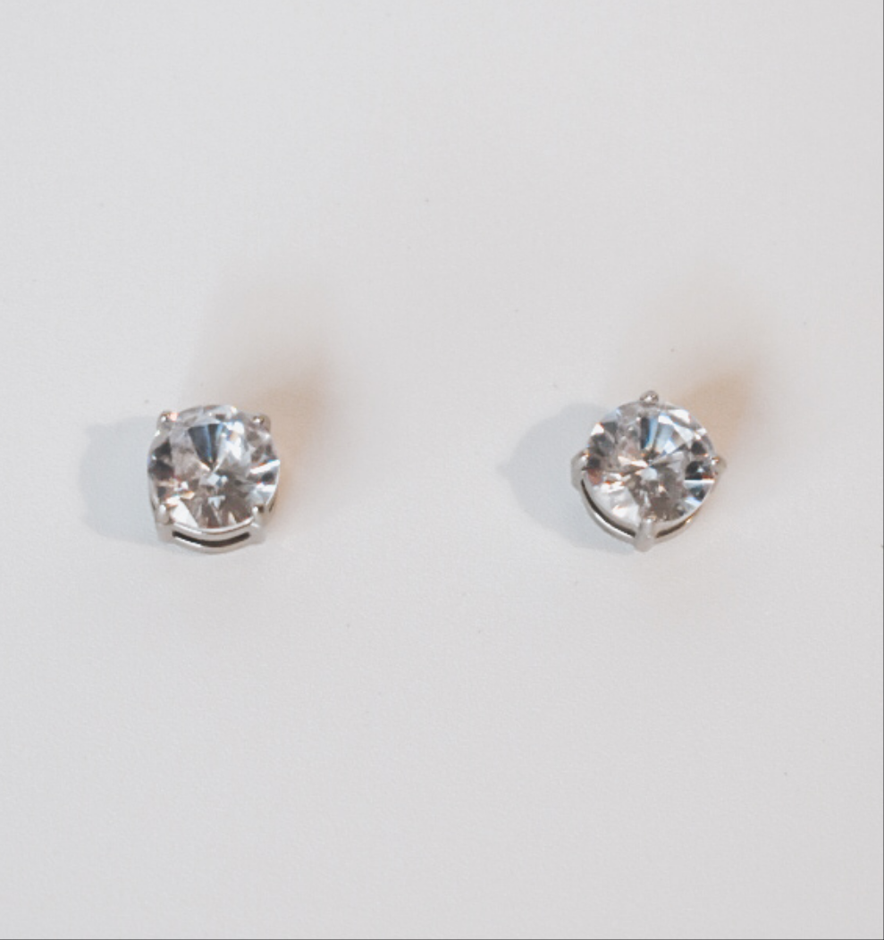 CZ Magnetic Earrings