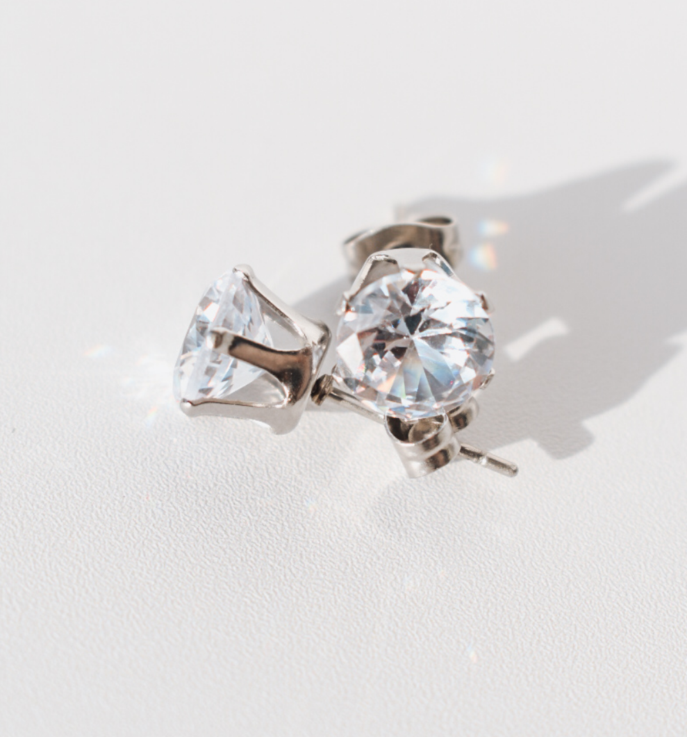 CZ Stud Earrings