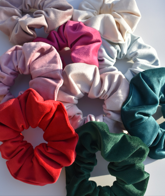 Smooth Velvet Scrunchies