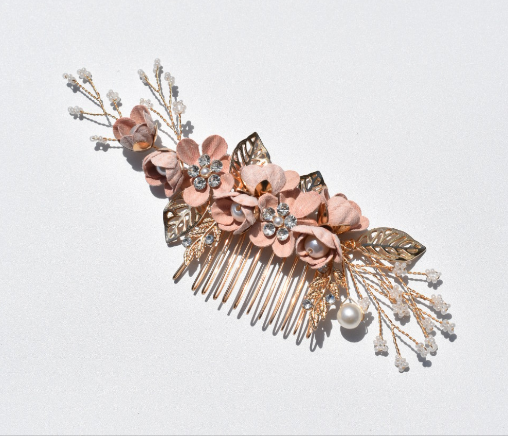 Floral Pearl Headpiece
