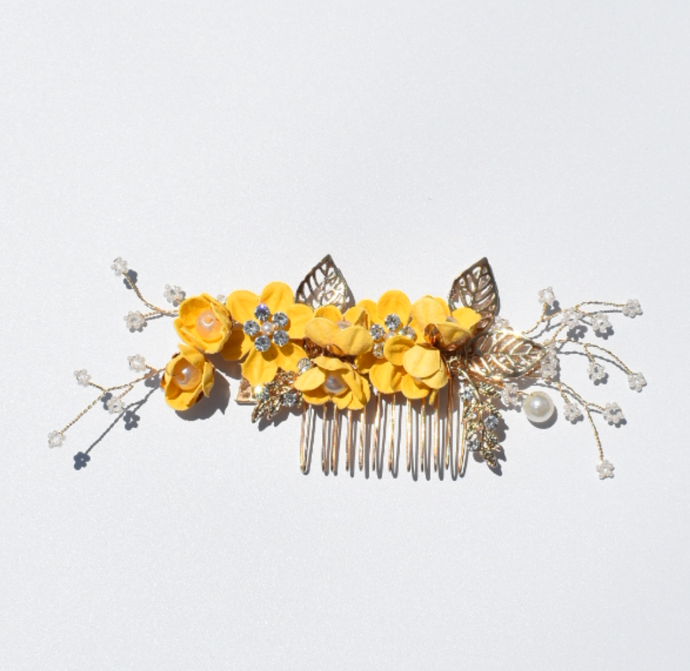 Floral Pearl Headpiece