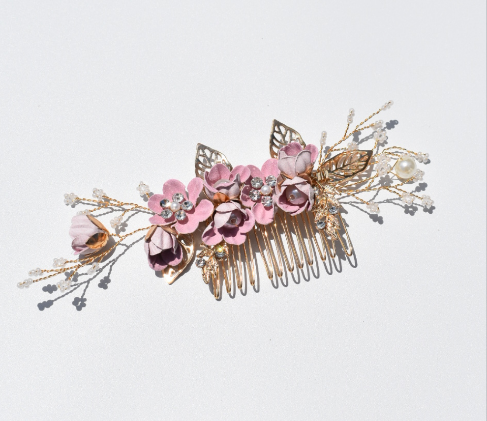 Floral Pearl Headpiece