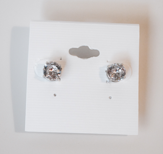 CZ Magnetic Earrings
