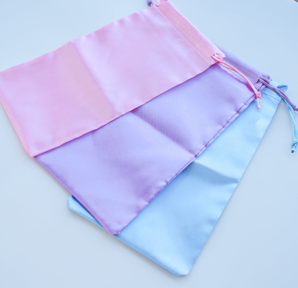 Personalised Satin Shoe Bag - small