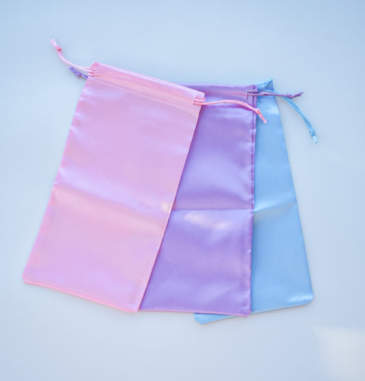 Personalised Satin Shoe Bag - small
